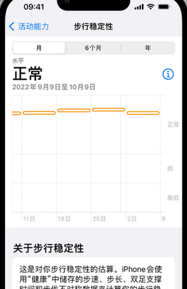 中沙iPhone手机维修如何在iPhone开启'步行稳定性通知'