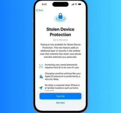 中沙苹果授权维修店分享被盗设备保护功能开启方法 