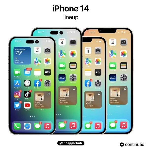 中沙苹果14维修分享iPhone 14全家福 